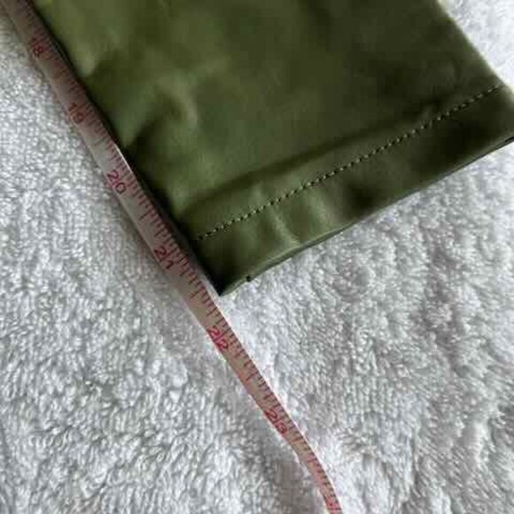 Adidas Ivy Park Olive Green Faux Leather Leotard Bodysuit - Women's Large - Picture 11 of 13